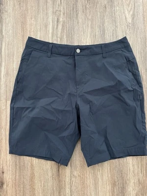 Шорты мужские Lululemon 36 темно-синие комиссия короткие китайские эластичные на молнии для гольфа - Изображение 1 из 4