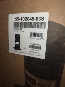 Copeland 55-102045-03S - ZP31K5E-PFV-7M2 - Scroll Compressor 208/230V - R-410A - Picture 1 of 1
