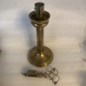 Ornate Antique Brass Victorian Scissor Action Candle Snuffer (circa 1870??) - Foto 1 di 19