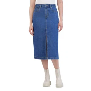 Steve Madden Demin mittellanger Rock - Bild 1 von 7