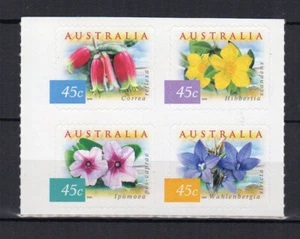 Australie 1999 Y&T 1740 A à D flore 4 timbres auto-adhésifs MNH /TE4625e - Picture 1 of 1