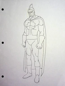 Superman Batman Public Enemies JEFF JOHNSON ART Produktion handgezeichnetes Modell - Bild 1 von 2