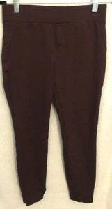 Matty M Deep Wine Colored Elastic Waist Pull-On Pants - XS - Picture 1 of 5