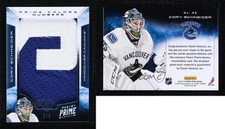 2012-13 Panini Prime Prime Colors Numbers /4 Cory Schneider #66