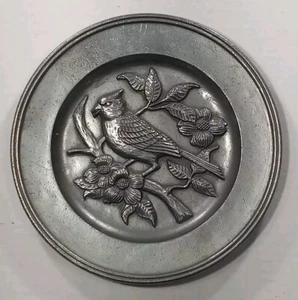 Sexton 1972 CARDINAL 9" Pewter Plate (Ready to Hang) USA / #5020 - Picture 1 of 3