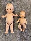 Lot of Two Antique German All Bisque Dolls