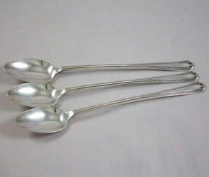 Antique Fairfield Silverplate Iced Tea Spoons c. 1910-1920 FAP5 - Picture 1 of 9