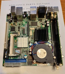 MB899FI-R MINI-ITX INDUSTRIAL MOTHERBOARD DUAL CORE 2.16 GH 1 GB DDR2 RAM TESTED - Picture 1 of 5
