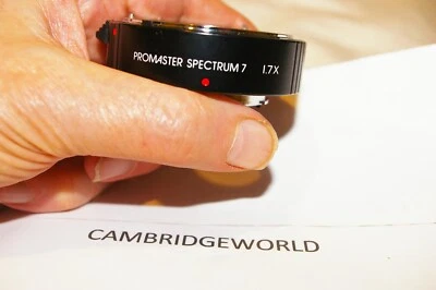 1.7x Autofocus Teleconverter LENS TELEXTENDER for NIKON DIGITAL  by PROMASTER - Image 1 of 2