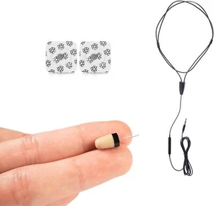 Mini Hidden Spy Earphone Wireless Earpiece Headset Microphone Detection - Photo 1 sur 7