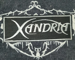 Xandria Band Logo gestickt Bügelbild Patch (Delain, Leaves' Eyes, Epica) - Bild 1 von 2