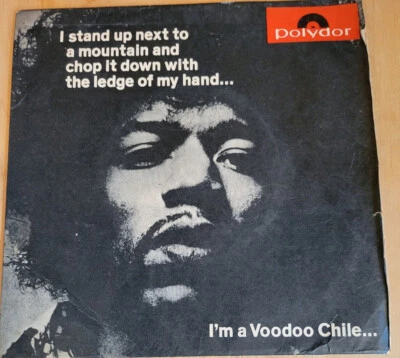 Jimi Hendrix  "Voodoo Chile  b/w Hey Joe All Along Watchtower"  Brazil  7"  EP - Image 1 of 4