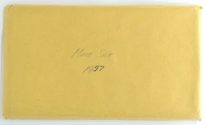 United States 1957 Double Mint Uncirculated Set P&D 90% Silver Original Package - Picture 1 of 8