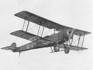 Avro 504K F/F Gas 36" Wingspan RC Model Airplane Printed Plans &Templates - Picture 1 of 2