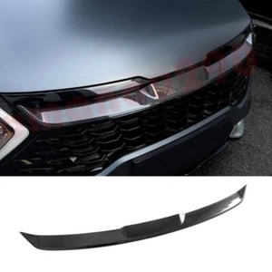Cubierta de rejilla central delantera aspecto fibra de carbono ABS para Kia Sportage 2023 2024 - Imagen 1 de 12