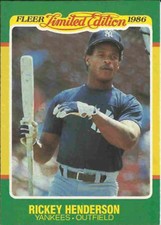 1986 Fleer Small Set (Individual Item) MLB Baseball Trading Cards Pick From List