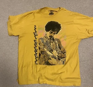 Jimi Hendrix T Shirt Gr. Gelb Herren Größe L - Bild 1 von 3