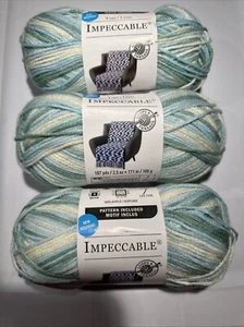LOTE de 3 IMPECABLES en GLACIER MULTI por LOOPS & THREADS 187yds 3.5oz - Imagen 1 de 3