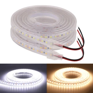 1m 20m 12V 24V 2835 LED Strip Flexible Rope IP68 Waterproof Lamp Outdoor Lights - Picture 1 of 12