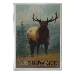 State Park Elk South Dakota Fridge Magnet 3.5"x2.5" Made in USA  - Picture 1 of 4
