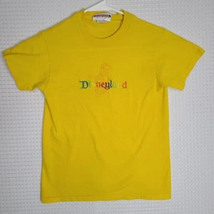 Disneyland Stains Vintage Kids Unisex Shirt Yellow Tigger 90's Medium - Picture 1 of 14
