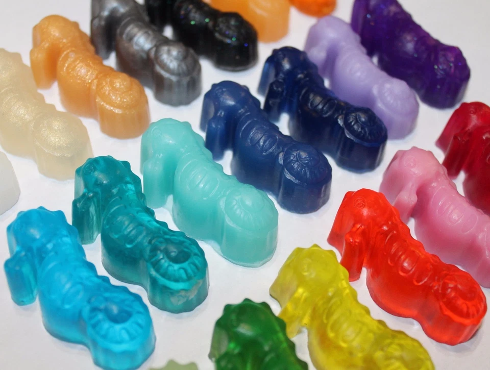 Caballito de Mar Náutico Fiesta Favor Jabones Boda Playa Novia Baby Shower Personalizado 25 Foto 1 de 4