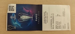 Ticket 2022 Liverpool FC vs. Real Madrid Champions League 34382 - Picture 1 of 1