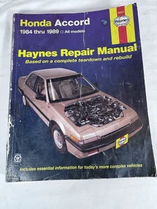 Haynes Repair Manual 42011 Honda Accord 1984-1989 All Models - Bild 1 von 4