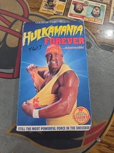 WWF VHS Hulkamania Forever With Rare Toothbrush Never Used - Picture 1 of 7