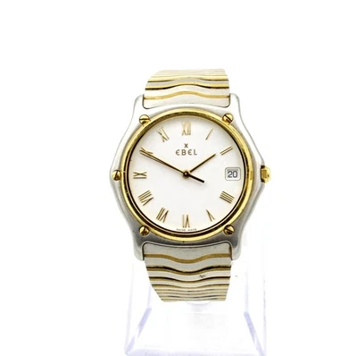 Vintage Ebel Classic Wave 18k Gold Stainless 37mm Mens Wristwatch #WB3595-5 - Image 1 of 4