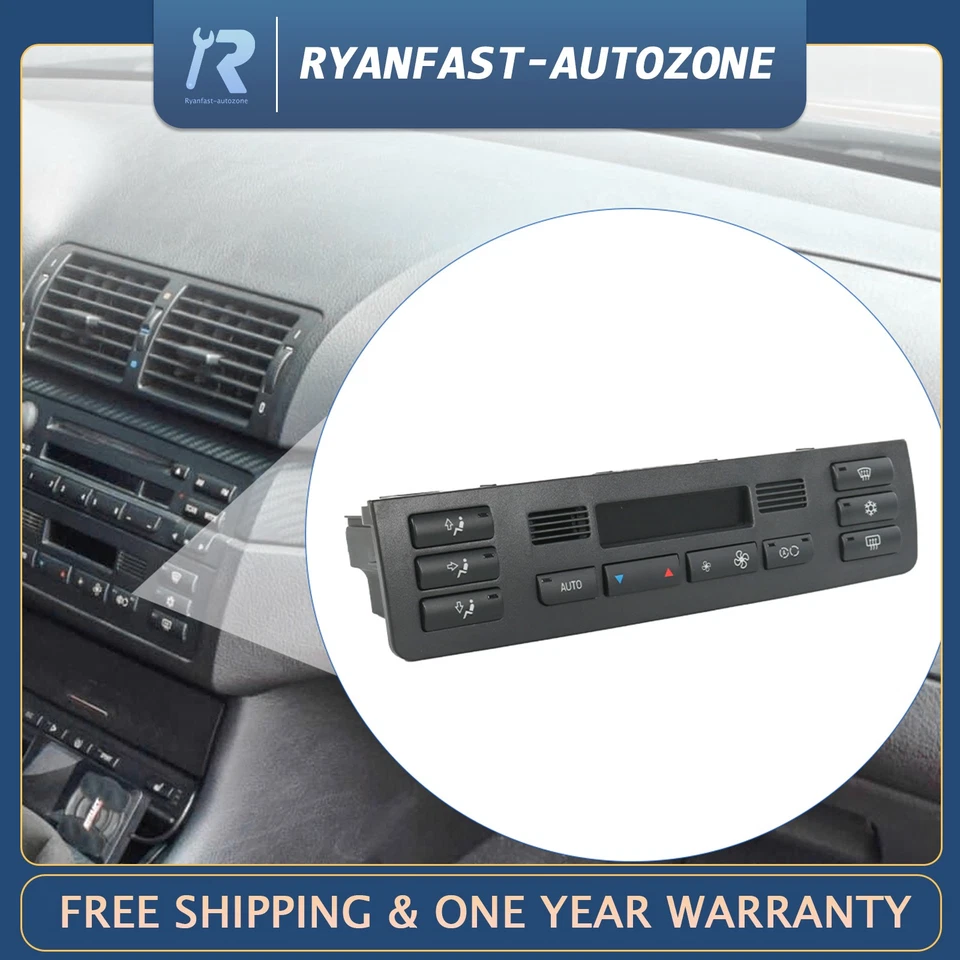 Ac Heater Air Condition Temperature Control Switch fit for 00-06 Bmw E46 3 Serie - Image 1 of 4