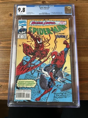 Spider-Man #37 Cgc 9.8 Maximum Carnage 12 Of 14 ￼ - Image 1 of 4