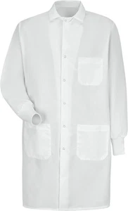 Red Kap Unisex Specialized Cuffed Lab Coat with Interior Pocket - Picture 1 of 5