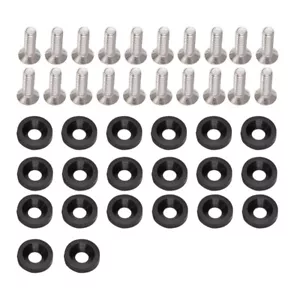 20pcs Billet Aluminum Fender Bumper Washer Bolt Engine Bay Dress Up Kit M6 - Picture 1 of 6
