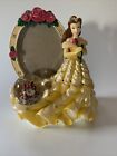 Disney Parks Beauty And The Beast Belle Picture Frame With Snow Globe Castle