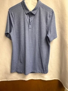 LuluLemon /Blue /Medium S/S Polo - Picture 1 of 4