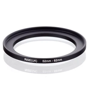 RISE(UK) 52mm-62mm 52-62 mm 52 to 62 Step Up Ring Filter Adapter black - Picture 1 of 6