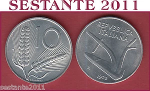 A12 ITALY REPUBBLICA ITALIANA 10 LIRE 1973 KM 93 FDC / UNC DA ROTOLINO - Imagen 1 de 1