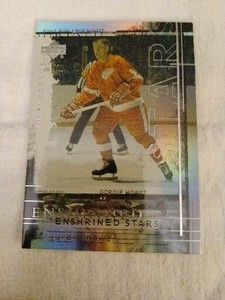 2000-01 UD NHL LEGENDS GORDIE HOWE ENSHRINED STARS #ES2 RED WINGS HOF