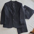 Boys Dockers 2-Pc Suit Set, Black, Size 12 Regular, Pre-Owned