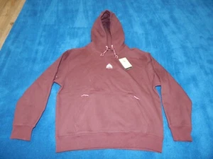 NWT Nike ACG Therma-FIT Fleece Sweater Hoodie Medium Burgundy Crush DH3087-652 M - Picture 1 of 7