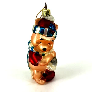 Santa's Best Disney Pooh europäisches Glas Ornament handgefertigt mundgeblasen - Bild 1 von 15