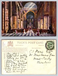 St Paul's Cathedral Interior, London - Tuck's Oilette No 7042, Posted 1906 - Picture 1 of 1