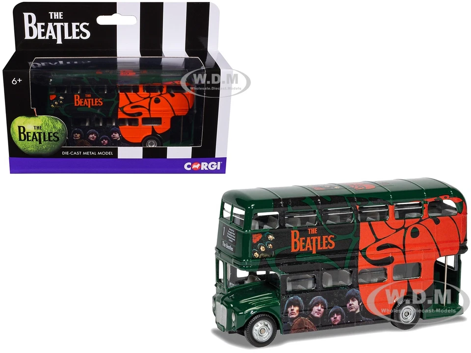 Corgi CC82345 1 64 The Beatles Rubber Soul Bus Diecast Model