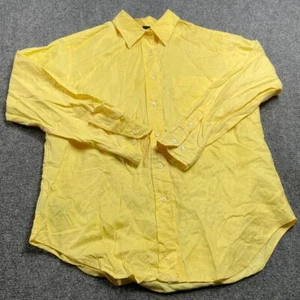 Ralph Lauren Herren Gelb Hemd Freizeit Langarm Kragen Leinen Größe 10 - Bild 1 von 16
