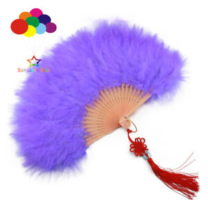 High quality Turkey big feather fan for women Holding Dance Props Party Wedding