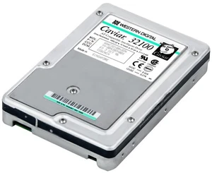 Hard Drive WD Caviar 32100 WDAC32100-32H 2.1GB 5200U/Min 128KB Ata 3.5 " Inch - Picture 1 of 3