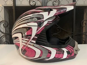 Bilt BLH55 Clutch 2 DOT Helmet Pink/Black Size Medium Motorcycle / Dirt bike - Picture 1 of 7