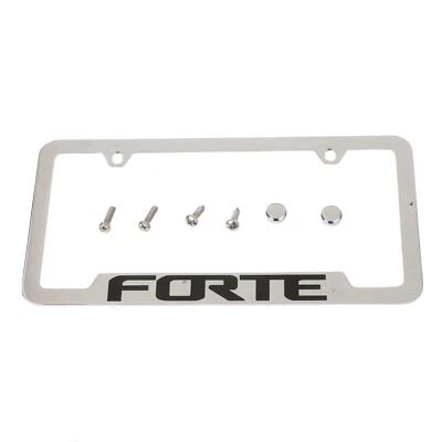 OEM NUEVO 10-18 Kia Forte Marco Placa Soporte Cromo con Logo UR010-AY100UC Foto 1 de 4