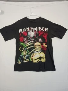 Vintage Iron Maiden 98 Tour Black Ten Hand T Shirt Size Large - Picture 1 of 10